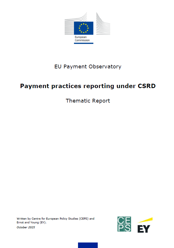 Payment practices reporting under CSRD