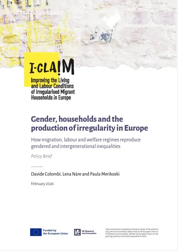 Gender, households and the production of irregularity in Europe