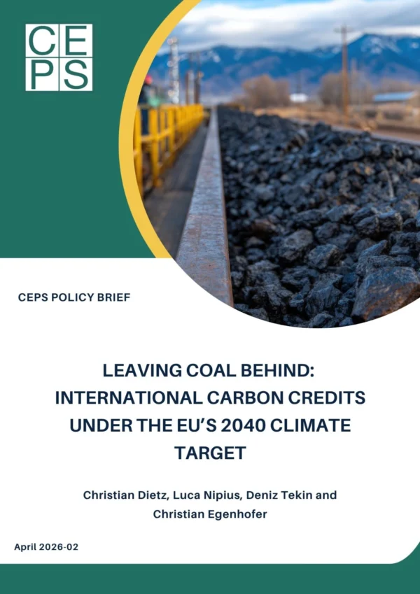 Leaving coal behind: international carbon credits under the EU’s 2040 climate target