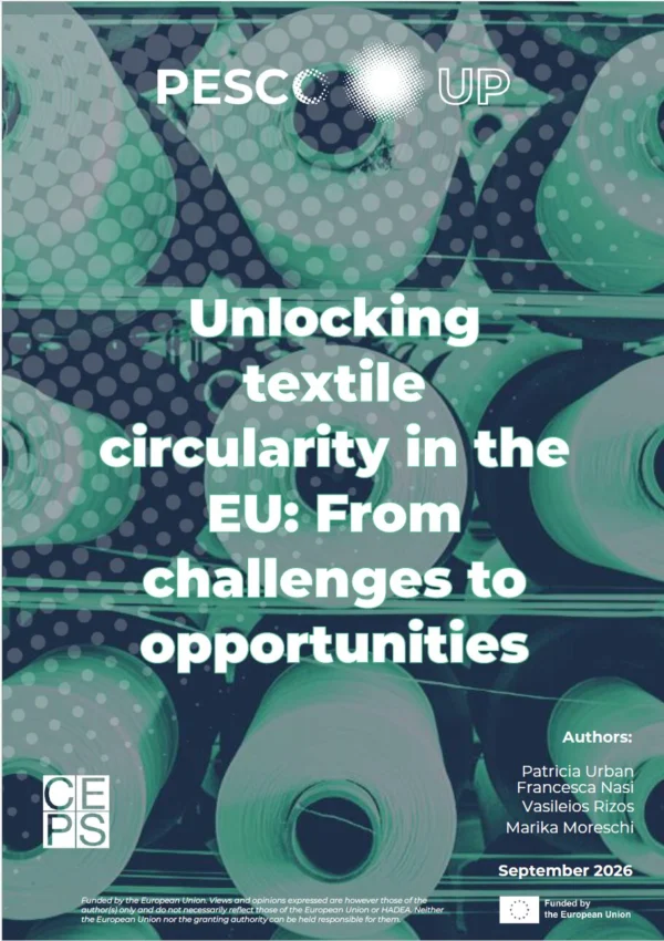 Unlocking textile circularity in the EU: from challenges to opportunities