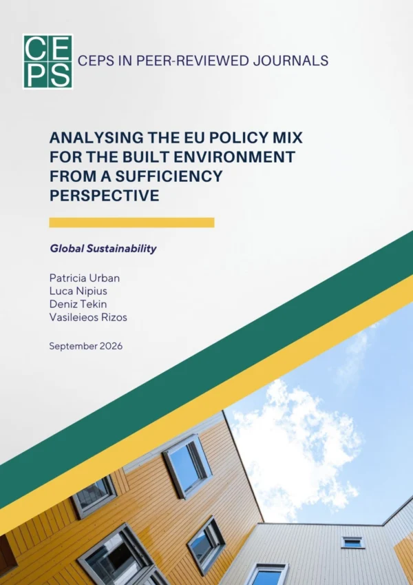 Analysing the EU policy mix for the built environment from a sufficiency perspective