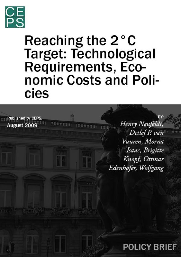 Reaching the 2°C Target: Technological Requirements, Economic Costs and Policies