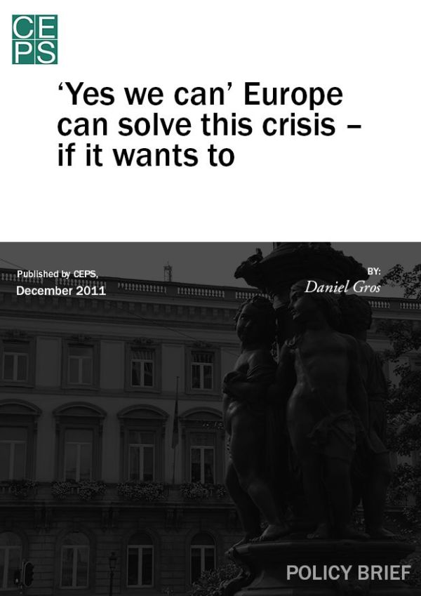 ‘Yes we can’ Europe can solve this crisis – if it wants to