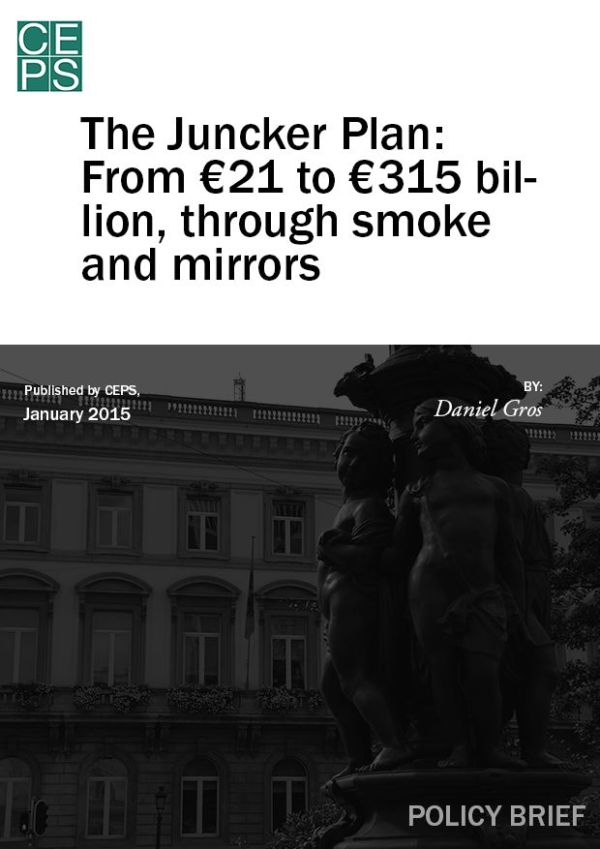 The Juncker Plan: From €21 to €315 billion, through smoke and mirrors