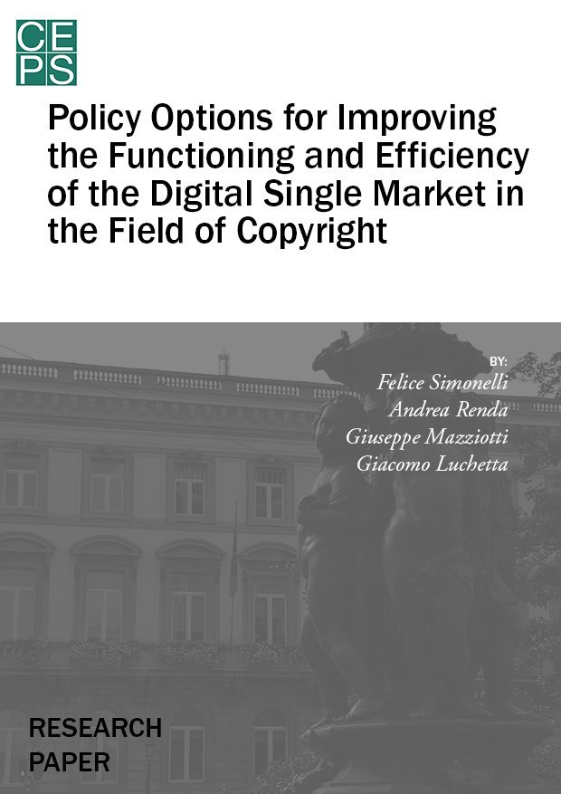 The Internal Market Aspects of Copyright – CEPS
